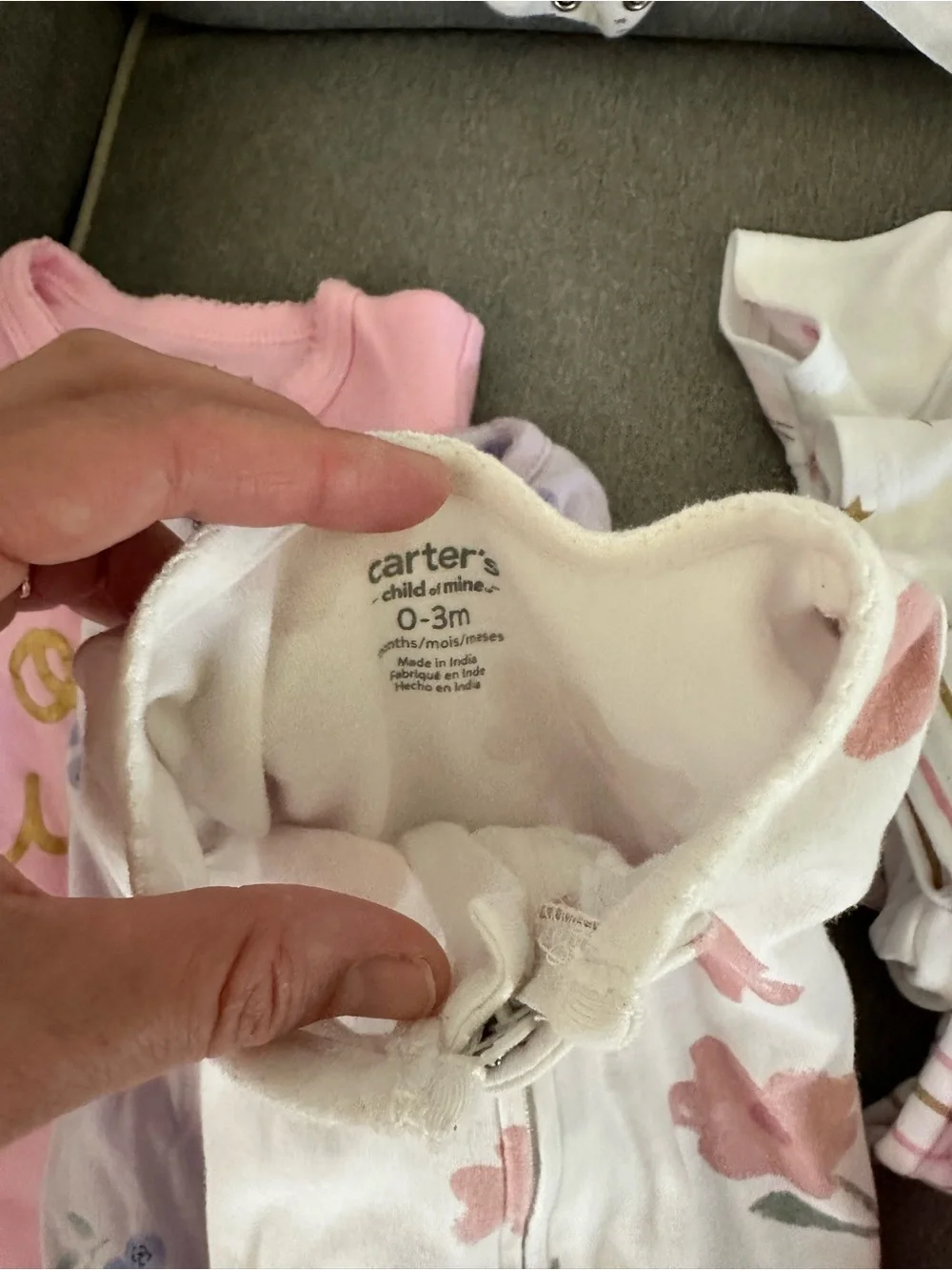 Carters soft zip